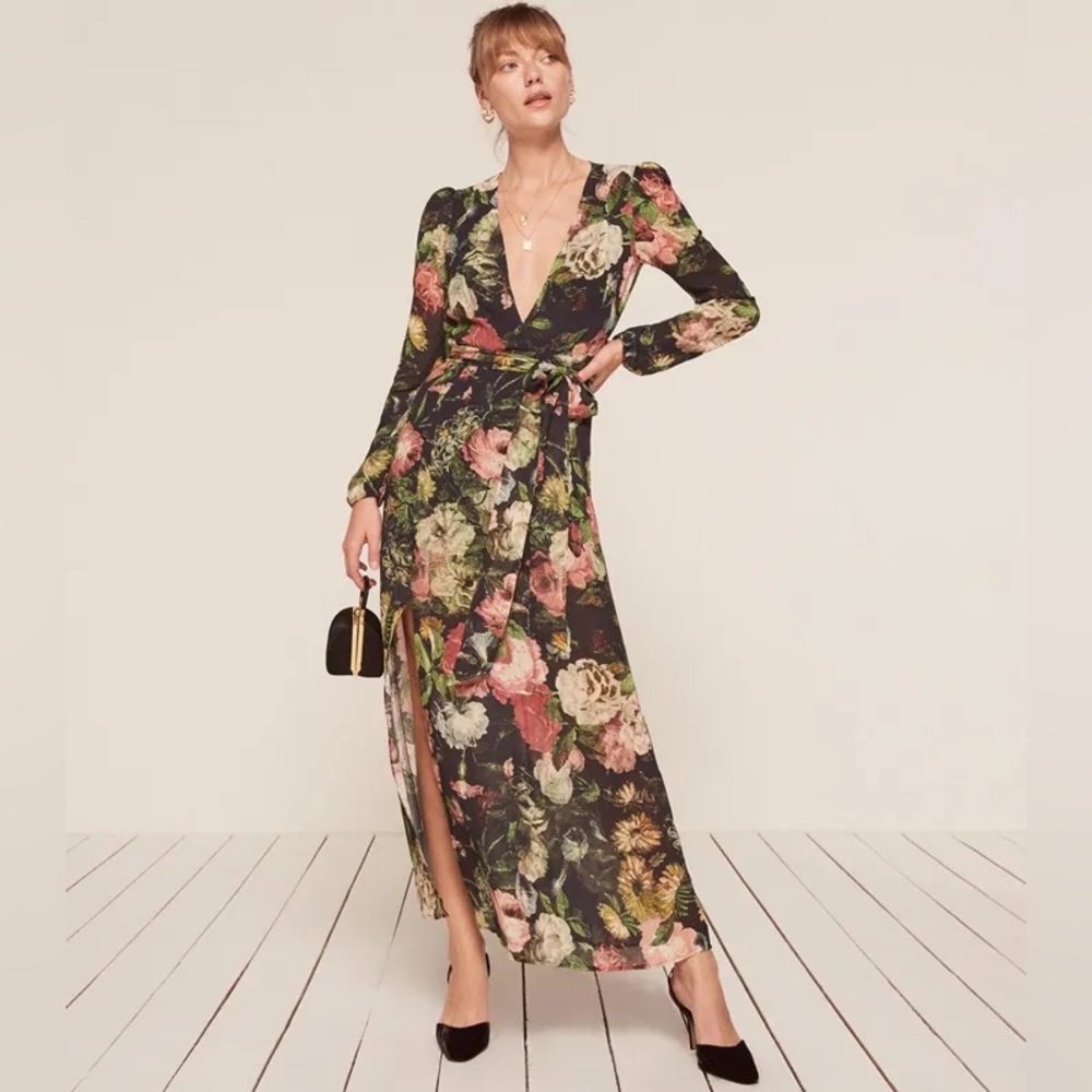Reformation | Midnight Garden Dress | 2